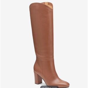 Johnston & Murphy Tan Leather Heeled Boots